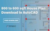 600 sqft House Plan