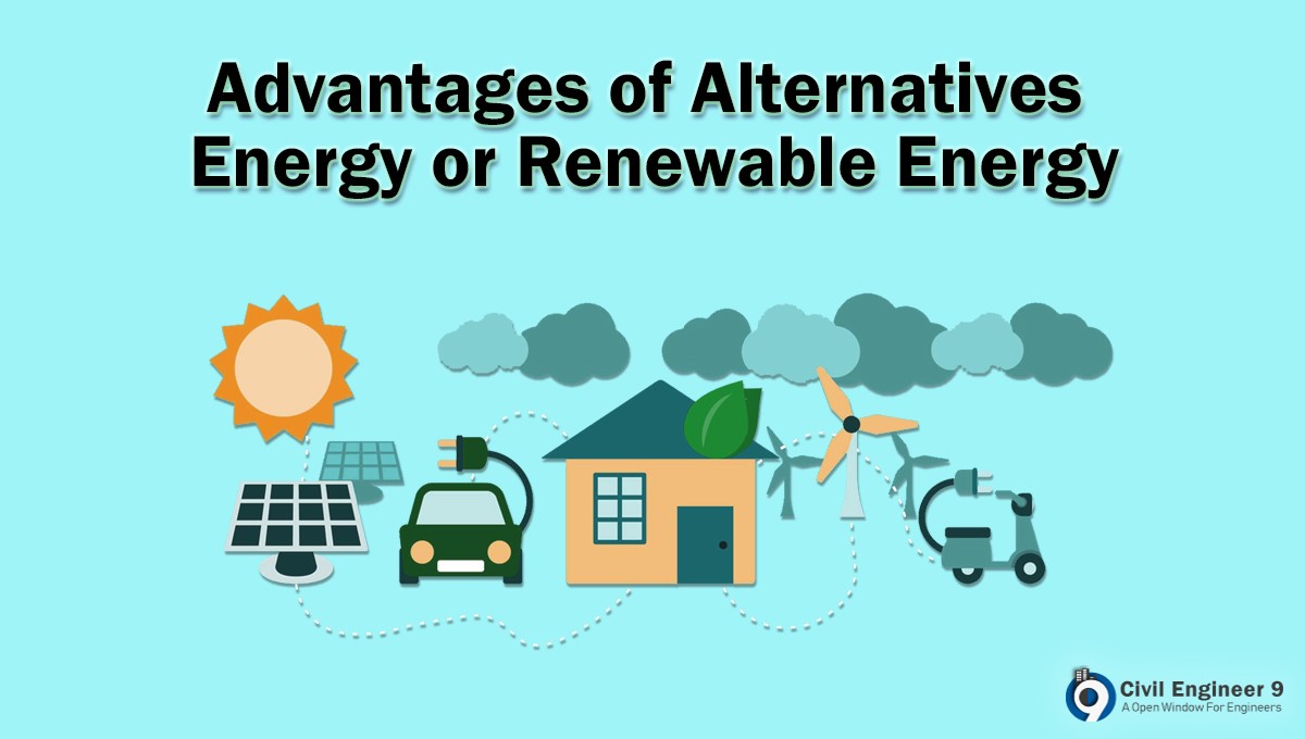 Advantages of Using Renewable or Alternatives Energy