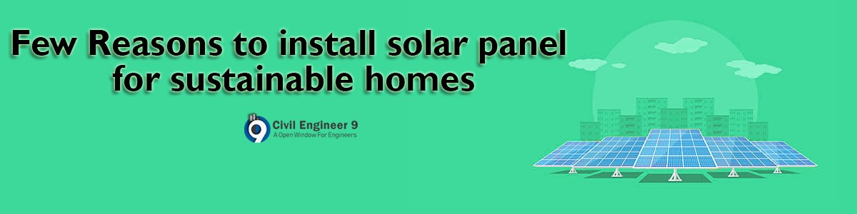Few Reasons to install solar panel