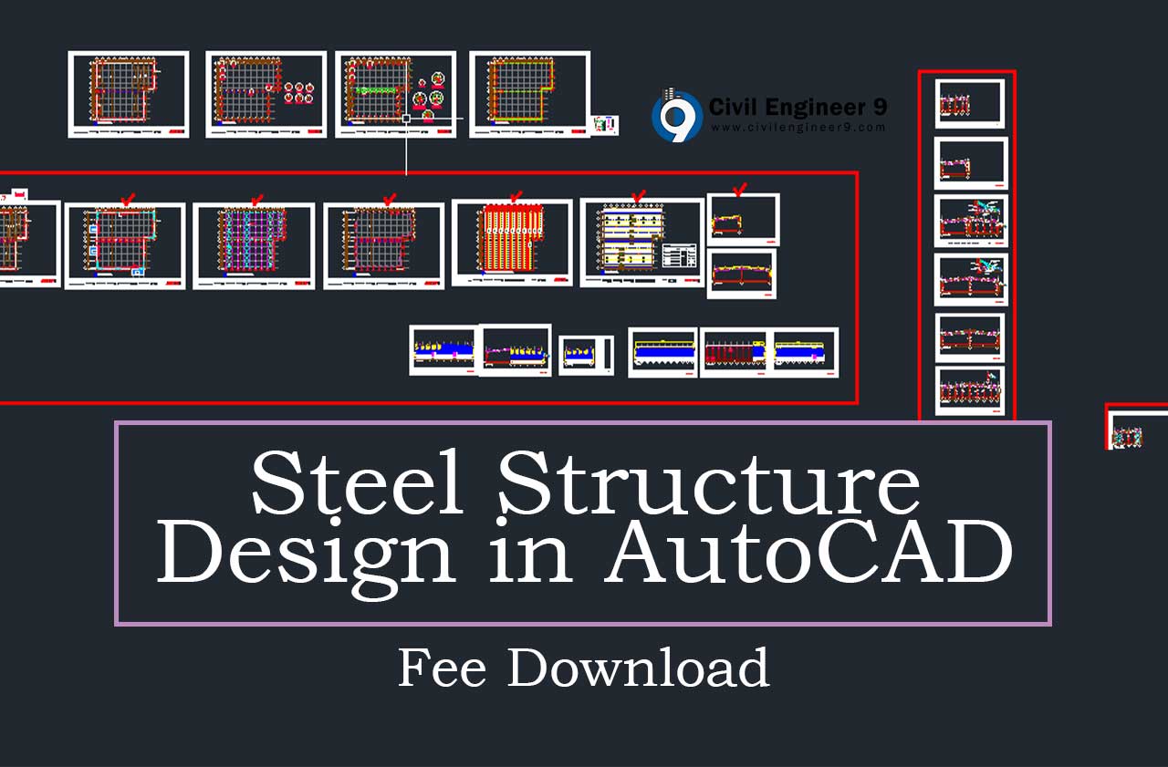 Steel-Structure-Design-in-AutoCAD