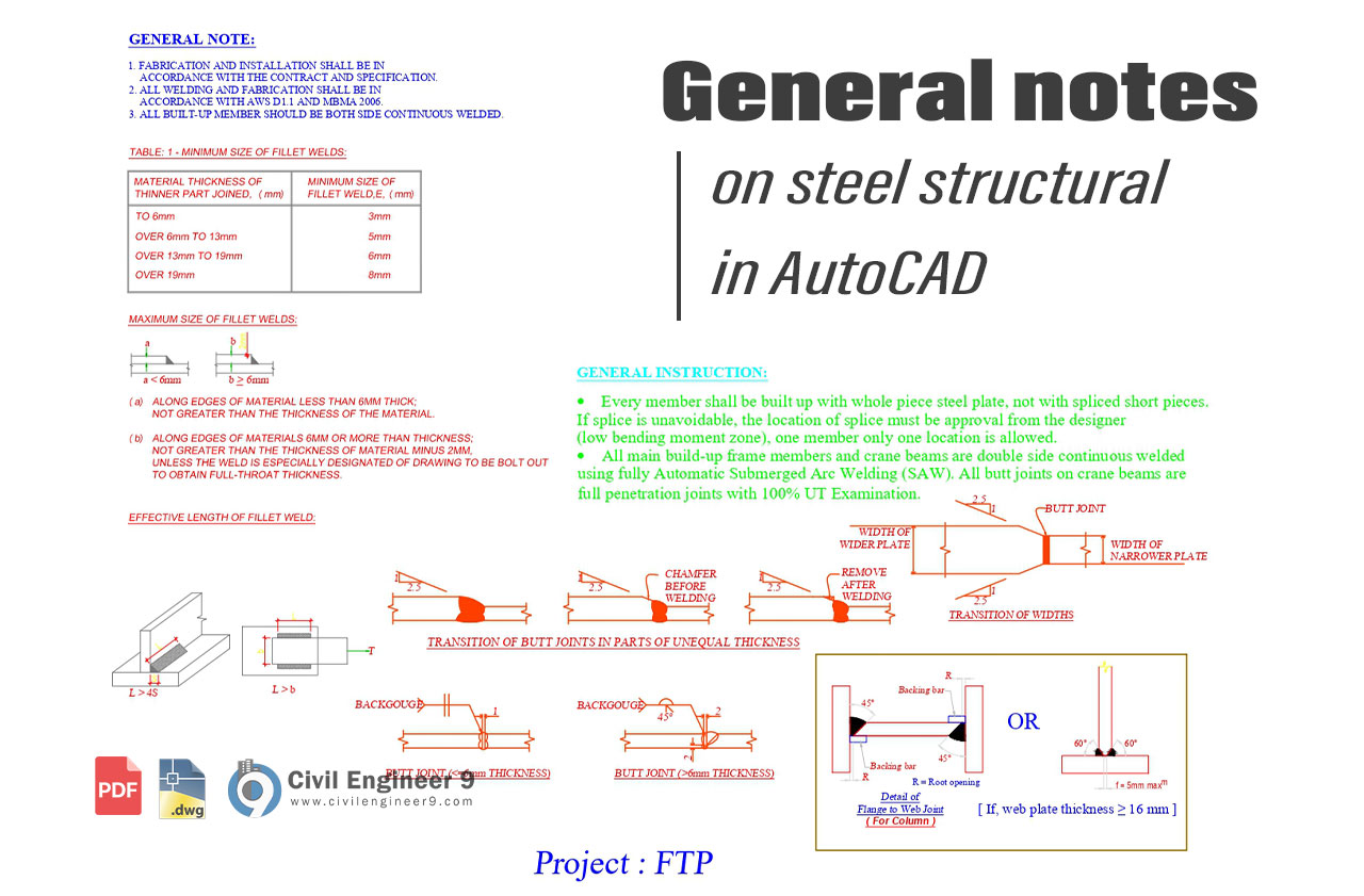 General Notes On Steel Structural