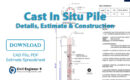 Cast In Situ Pile Details Estimate
