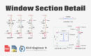 Window Section Detail Drawing In Autocad