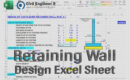 Retaining Wall Design Excel Sheet